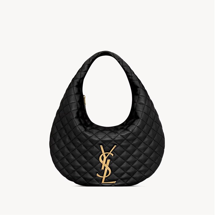 Yves Saint Laurent I Care Quilted Hobo Bag